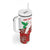 Personalised Lebanon Independence Day Tumbler With Handle Lebanese Map With Cedrus - Wonder Print Shop