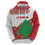 Personalised Lebanon Independence Day Zip Hoodie Lebanese Map With Cedrus - Wonder Print Shop