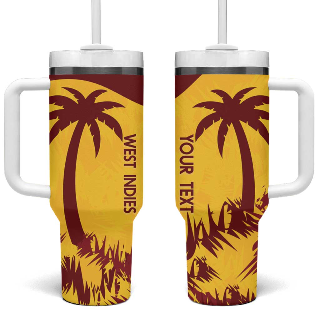 Custom West Indies Cricket Tumbler With Handle Windies Newest Version - Wonder Print Shop