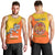 Personalised Bhutan National Day Men Tank Top Coat Of Arms Mix Flag Style - Wonder Print Shop