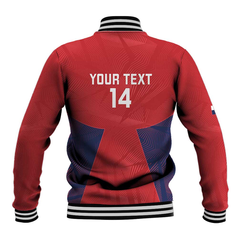 Custom Panama Football Baseball Jacket Los Canaleros Harpy Eagle - Wonder Print Shop