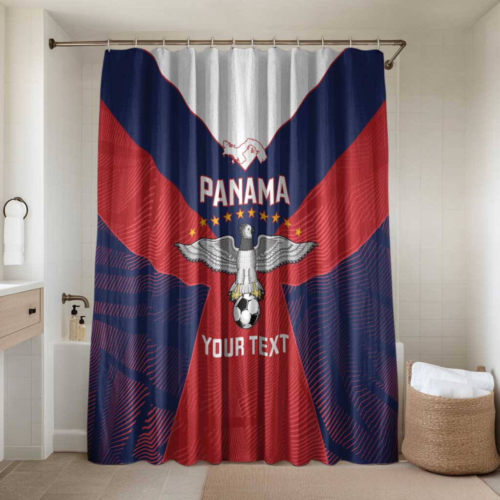 Custom Panama Football Bathroom Set Los Canaleros Harpy Eagle - Wonder Print Shop