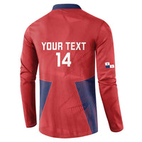 Custom Panama Football Button Sweatshirt Los Canaleros Harpy Eagle - Wonder Print Shop