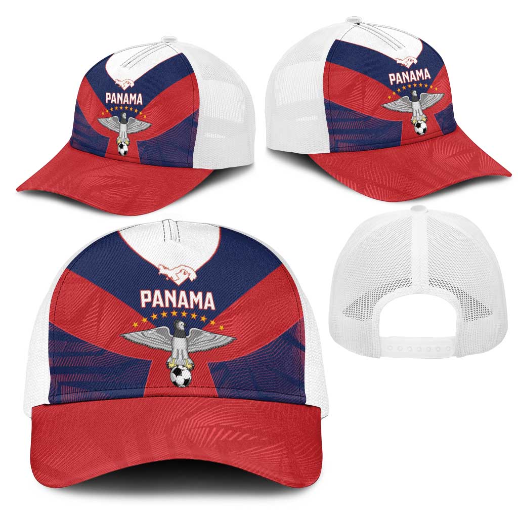 Panama Football Mesh Trucker Cap Los Canaleros Harpy Eagle - Wonder Print Shop