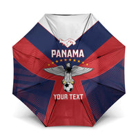 Custom Panama Football Umbrella Los Canaleros Harpy Eagle - Wonder Print Shop