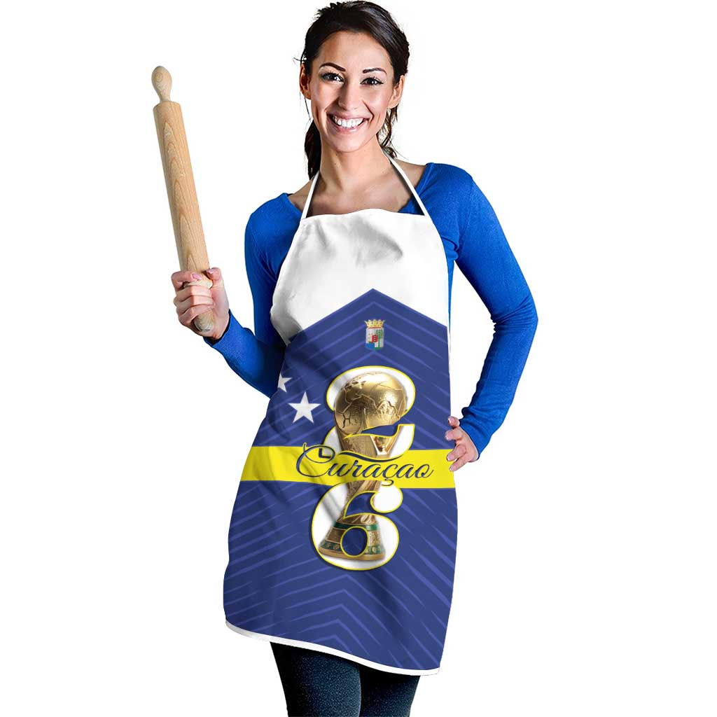 Curacao Football Apron 2026 The Blue Wave is Rising - Wonder Print Shop