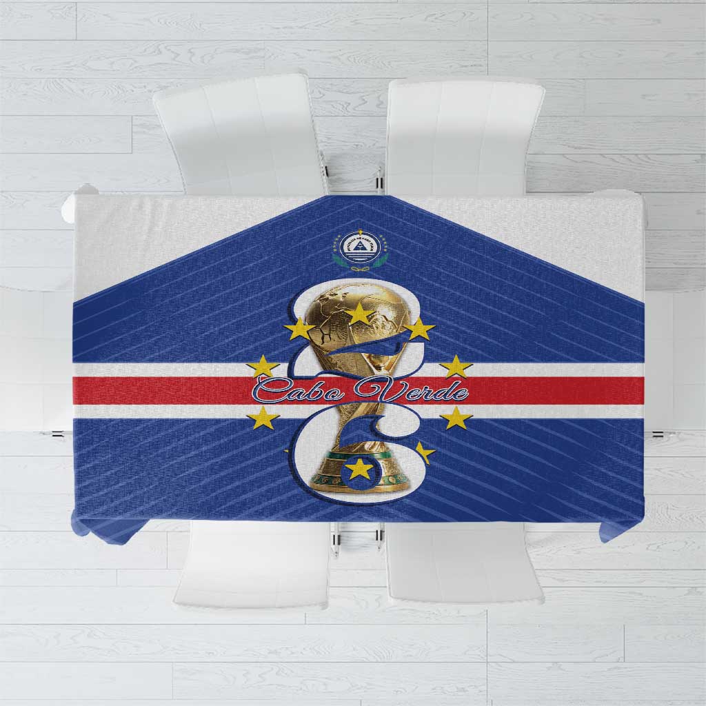 Cape Verde Football Tablecloth 2026 Tubaroes Azuis First-ever World Cup - Wonder Print Shop