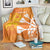 Personalised Netherlands Darts Blanket Holland National Color - Grunge Style