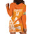 Personalised Netherlands Darts Hoodie Dress Holland National Color - Grunge Style - Wonder Print Shop