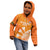 Personalised Netherlands Darts Kid Hoodie Holland National Color - Grunge Style - Wonder Print Shop