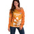 Personalised Netherlands Darts Off Shoulder Sweater Holland National Color - Grunge Style