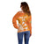 Personalised Netherlands Darts Off Shoulder Sweater Holland National Color - Grunge Style