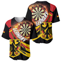 Germany darts baseball jersey set with front and back dartboard and crest graphics