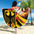 Germany Darts Beach Blanket Flaming Dartboard Style - Wonder Print Shop