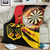 Germany Darts Blanket Flaming Dartboard Style