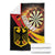 Germany Darts Blanket Flaming Dartboard Style