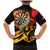 Germany Darts Family Matching Mermaid Dress and Hawaiian Shirt Flaming Dartboard Style - Wonder Print Shop