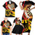 Germany Darts Family Matching Short Sleeve Bodycon Dress and Hawaiian Shirt Flaming Dartboard Style - Wonder Print Shop