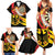 Germany Darts Family Matching Summer Maxi Dress and Hawaiian Shirt Flaming Dartboard Style - Wonder Print Shop