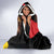 Germany Darts Hooded Blanket Flaming Dartboard Style