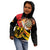 Germany Darts Kid Hoodie Flaming Dartboard Style - Wonder Print Shop