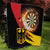 Germany Darts Quilt Flaming Dartboard Style - Wonder Print Shop