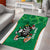 Personalised Ireland Darts Area Rug Irish Dartboard Mascot Shamrock Pattern - Wonder Print Shop