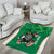 Personalised Ireland Darts Area Rug Irish Dartboard Mascot Shamrock Pattern - Wonder Print Shop