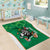 Personalised Ireland Darts Area Rug Irish Dartboard Mascot Shamrock Pattern - Wonder Print Shop