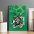 Personalised Ireland Darts Canvas Wall Art Irish Dartboard Mascot Shamrock Pattern - Wonder Print Shop