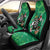 Personalised Ireland Darts Car Seat Cover Irish Dartboard Mascot Shamrock Pattern - Wonder Print Shop