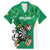 Personalised Ireland Darts Family Matching Mermaid Dress and Hawaiian Shirt Irish Dartboard Mascot Shamrock Pattern - Wonder Print Shop