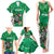 Personalised Ireland Darts Family Matching Tank Maxi Dress and Hawaiian Shirt Irish Dartboard Mascot Shamrock Pattern - Wonder Print Shop