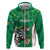 Personalised Ireland Darts Hoodie Irish Dartboard Mascot Shamrock Pattern - Wonder Print Shop