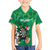 Personalised Ireland Darts Kid Hawaiian Shirt Irish Dartboard Mascot Shamrock Pattern - Wonder Print Shop