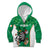 Personalised Ireland Darts Kid Hoodie Irish Dartboard Mascot Shamrock Pattern - Wonder Print Shop