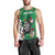 Personalised Ireland Darts Men Tank Top Irish Dartboard Mascot Shamrock Pattern