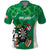 Personalised Ireland Darts Polo Shirt Irish Dartboard Mascot Shamrock Pattern - Wonder Print Shop