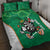 Personalised Ireland Darts Quilt Bed Set Irish Dartboard Mascot Shamrock Pattern - Wonder Print Shop