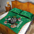 Personalised Ireland Darts Quilt Bed Set Irish Dartboard Mascot Shamrock Pattern - Wonder Print Shop