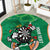 Personalised Ireland Darts Round Carpet Irish Dartboard Mascot Shamrock Pattern