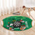 Personalised Ireland Darts Round Carpet Irish Dartboard Mascot Shamrock Pattern