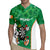 Personalised Ireland Darts Rugby Jersey Irish Dartboard Mascot Shamrock Pattern