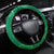 Ireland Darts Steering Wheel Cover Irish Dartboard Mascot Shamrock Pattern - Wonder Print Shop