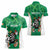 Personalised Ireland Darts Women Polo Shirt Irish Dartboard Mascot Shamrock Pattern - Wonder Print Shop