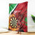 Personalised Wales Darts Blanket Welsh Dragon - Grunge Style