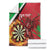 Personalised Wales Darts Blanket Welsh Dragon - Grunge Style