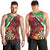 Personalised Wales Darts Men Tank Top Welsh Dragon - Grunge Style