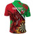 Personalised Wales Darts Polo Shirt Welsh Dragon - Grunge Style - Wonder Print Shop