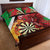 Personalised Wales Darts Quilt Bed Set Welsh Dragon - Grunge Style - Wonder Print Shop